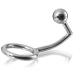 Metal Hard Steel Ring System 40mm with Ergonomic Anal Sphere 30mm