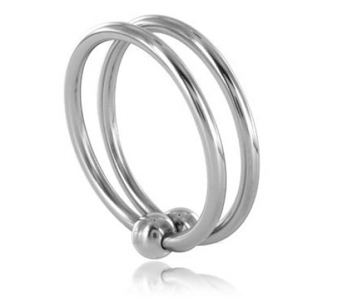 METAL HARD Double Steel Intimate Ring 30mm - Durable Stainless Steel System