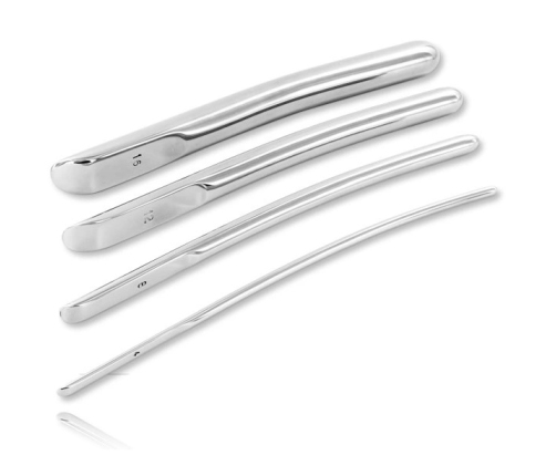 Metal Hard Stainless Steel Urethral Dilator 7mm One-Piece Design