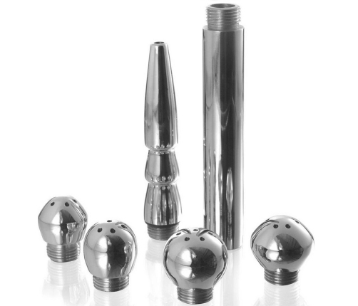 METAL HARD Hygiene Set 5pcs - Multipurpose Intimate Cleaning Kit Aluminum