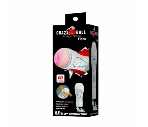 CRAZY BULL - FLORA RECHARGEABLE VAGINA MASTURBATOR