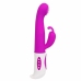 Pretty Love Hugh Rabbit Lilac - Dual Motor Silicone Intimate Device, 22.5cm