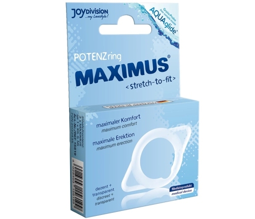 JOYDIVISION MAXIMUS Anatomical Support Ring Set XS/S/M, Flexible Silicone