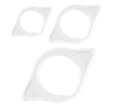 JOYDIVISION MAXIMUS Anatomical Support Ring Set XS/S/M, Flexible Silicone