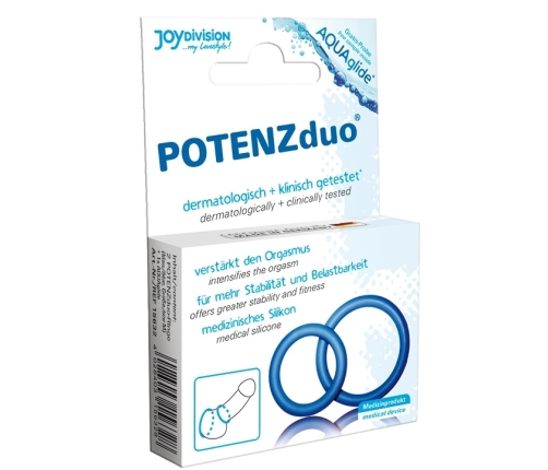 JOYDIVISION POTENZduo S - Dual Anatomical Silicone Enhancement Rings