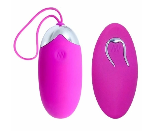 Pretty Love Berger 12-Mode Remote-Controlled Egg Stimulator, Pink