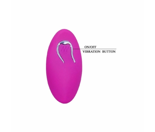 Pretty Love Berger 12-Mode Remote-Controlled Egg Stimulator, Pink