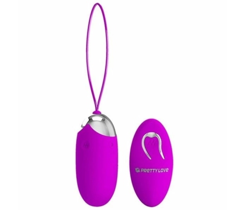 Pretty Love Berger 12-Mode Remote-Controlled Egg Stimulator, Pink