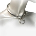 Metal Hard Steel Collar with O-Ring, 18 cm, Shiny Finish, Adjustable