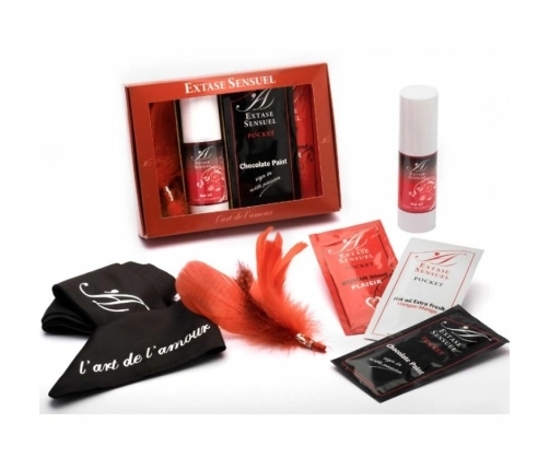 Extase Sensual Voyage Sensuel Set - Sensual Care Travel Kit with Accessories