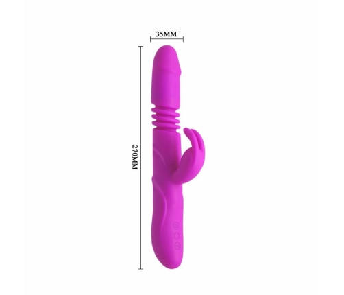 Pretty Love Ward Rabbit U Up & Down Intimate Device Silicone 27cm