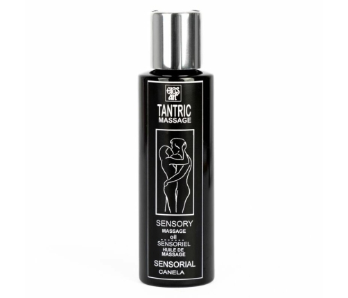 EROS-ART Tantric Massage Oil Cinnamon Aroma 100ml - Plant-Based Formula