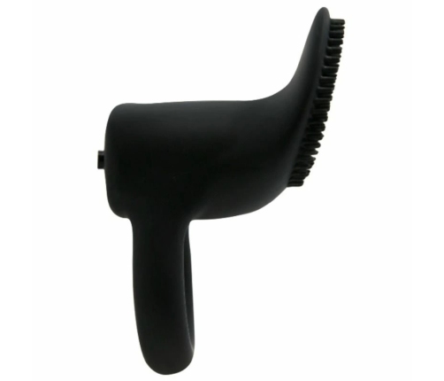 Pretty Love Cobra Silicone Vibrating Ring Black 7cm Adjustable Fit