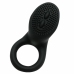 Pretty Love Cobra Silicone Vibrating Ring Black 7cm Adjustable Fit