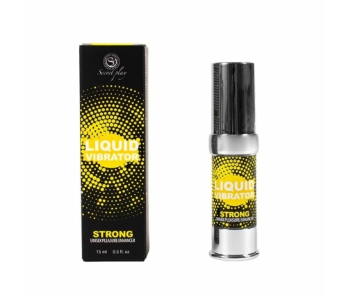 Secret Play Liquid Vibrator Unisex Intimate Gel Strong 15ml Airless