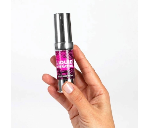 Secret Play Liquid Vibrator Intimate Gel Strawberry 15ml Vegan Airless