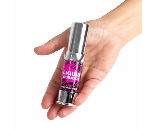 Secret Play Liquid Vibrator Intimate Gel Strawberry 15ml Vegan Airless