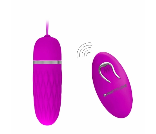 Pretty Love Flirtation Dawn Lilac Silicone Remote Vibrating Egg 12 Modes
