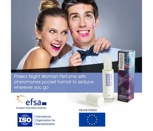 500 Cosmetics Phiero Night Woman Floral Pheromone Roll-On 10ml