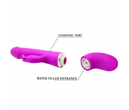 Pretty Love Henry Multi-Function Vibrator 12 Modes USB Rechargeable Pink