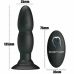 Pretty Love Anal Plug with Remote Control, Vibration & Rotation, Black