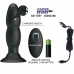 Pretty Love Anal Plug with Remote Control, Vibration & Rotation, Black