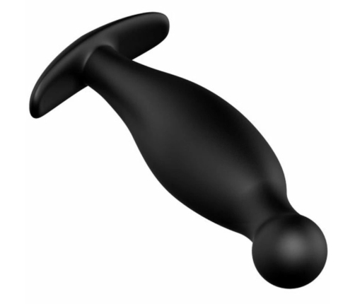 Pretty Love Silicone Anal Plug 11.7 cm Black Ergonomic Handle Design