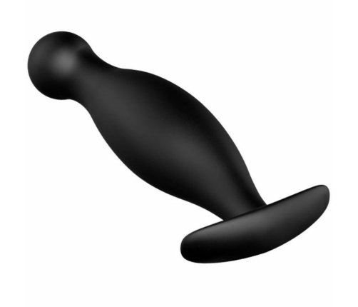 Pretty Love Silicone Anal Plug 11.7 cm Black Ergonomic Handle Design