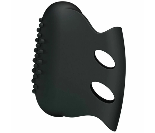 Pretty Love Flirtation Steward Black - Vibrating Silicone Finger Device