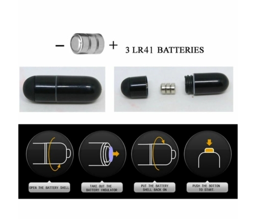 Pretty Love Flirtation Steward Black - Vibrating Silicone Finger Device