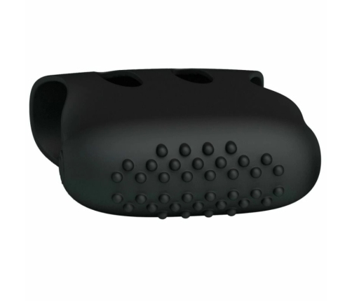 Pretty Love Flirtation Steward Black - Vibrating Silicone Finger Device