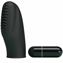 Pretty Love Flirtation Stanford Black - Silicone Vibrating Finger Device