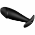 Pretty Love Silicone Intimate Plug Black 12 Vibration Modes Remote Control