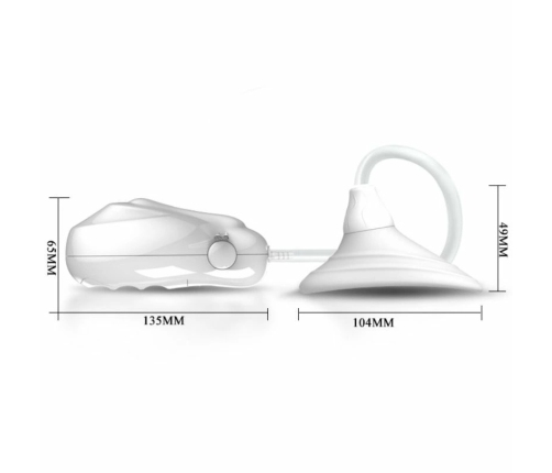 Pretty Love Passionate Lover Suction & Vibration Intimate Device Pink