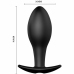 Pretty Love Anchor Shape Silicone Plug 12 Vibration Modes Black 85mm