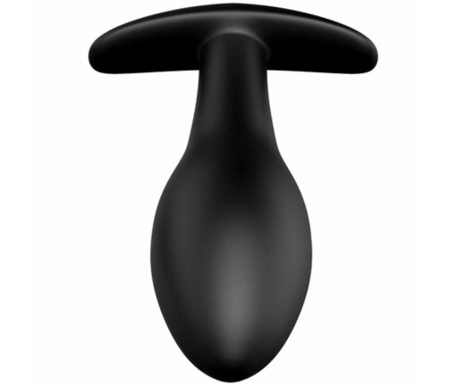 Pretty Love Anchor Shape Silicone Plug 12 Vibration Modes Black 85mm