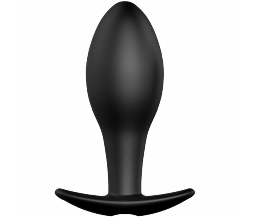 Pretty Love Anchor Shape Silicone Plug 12 Vibration Modes Black 85mm