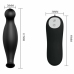 Pretty Love Silicone Intimate Plug 12-Mode Black Remote-Controlled