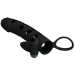 Pretty Love Silicone Extension Sleeve Black 15.2 cm with Vibration