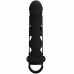 Pretty Love Silicone Extension Sleeve Black 15.2 cm with Vibration