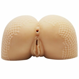 Baile Intimate Torso Model with Dual Vibration & Mesh Texture, Natural Tone