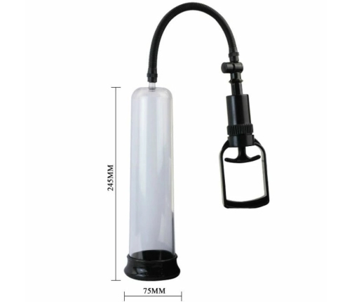 Baile Automatic Intimate Enlargement System with Vibration, Remote, Clear Tube