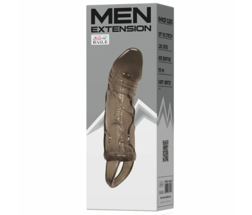 Baile Extender Black 13.5 cm - Anatomical Sleeve with Support Strap