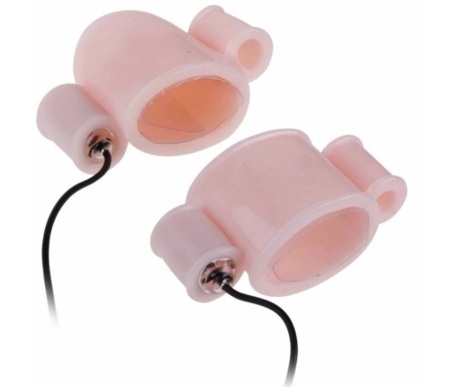Baile Alfred Intimate Vibrating Sleeve Set with Dual Remote Control, Natural