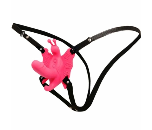 Baile Ultra Passionate Vibrating Butterfly Harness, 10 Modes, Silicone