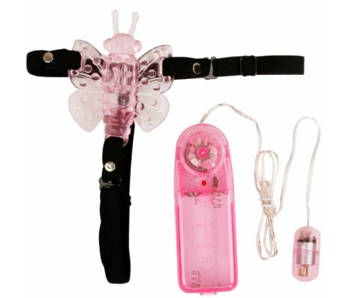 BAILE - ARNÉS CON MARIPOSA VIBRADORA MULTIVELOCIDAD