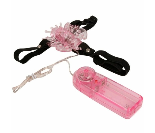 BAILE - ARNÉS CON MARIPOSA VIBRADORA MULTIVELOCIDAD