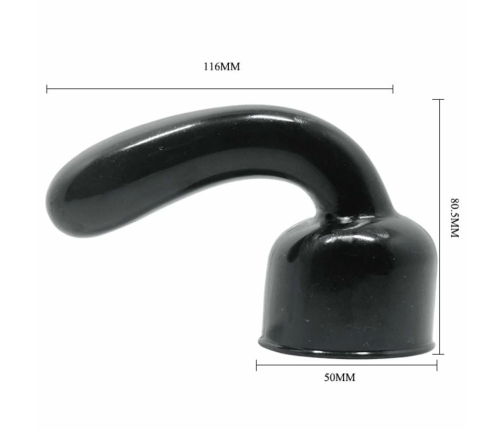 Baile Power Head - Interchangeable G-Spot Massager Attachment, Black
