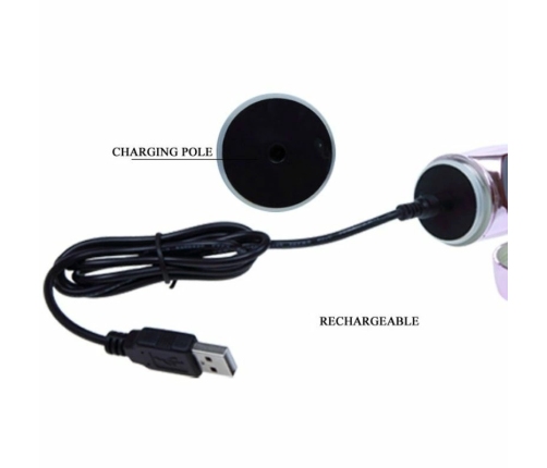 Baile Intimate Rotating Butterfly Model - USB Rechargeable, Pink