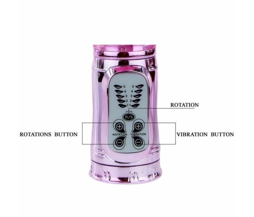 Baile Intimate Rotating Butterfly Model - USB Rechargeable, Pink